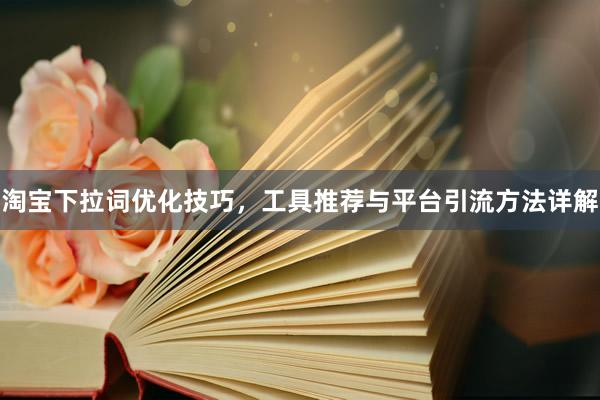 淘宝下拉词优化技巧，工具推荐与平台引流方法详解